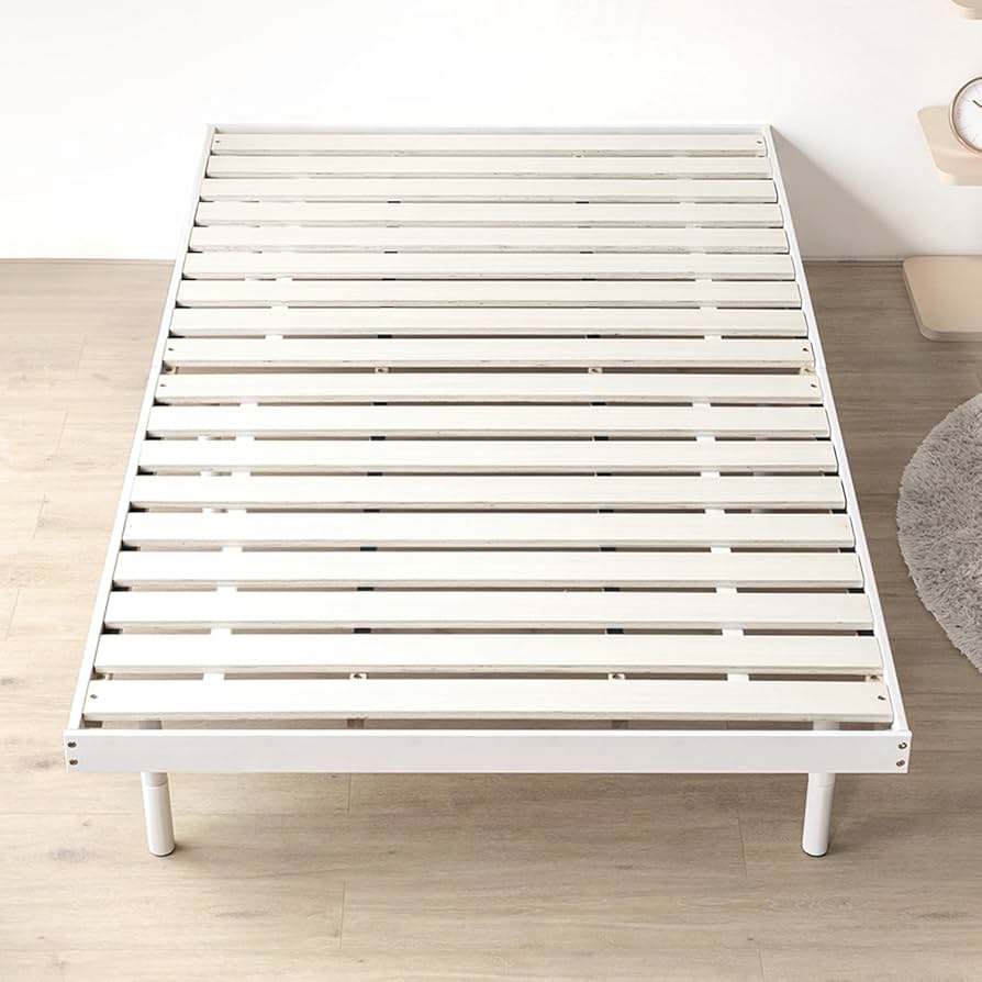 モダンデコ すのこベッド ダブル 耐荷重500kg 脚付き ベッドフレーム